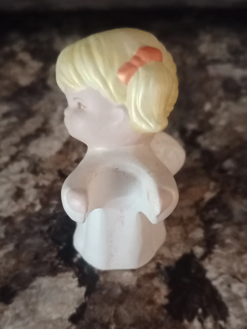 Vintage Ceramic Angel Candle Huggers